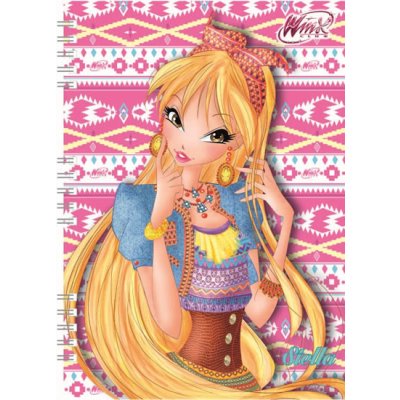 Winx club - Zápisník A5 s kroužkovou vazbou – Zbozi.Blesk.cz