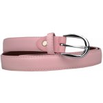 NovaKabelka.cz Cintura Sottile fialová dámský kožený pásek černá – Zboží Mobilmania