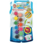 Barvy na textil štětec 12 ks na kartě – Zbozi.Blesk.cz