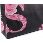 Taška z netkané textilie s květy růže 30x40 cm barva 1 bílá – Hledejceny.cz