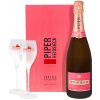 Šumivé víno Piper-Heidsieck Rosé Sauvage Champagne AOC brut 12% 0,75 l (dárkové balení 2 sklenice)