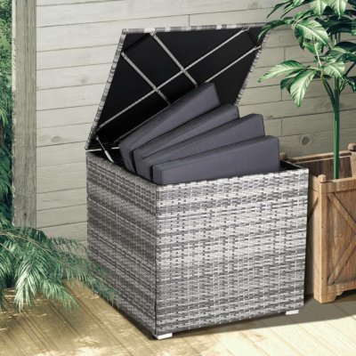 FurniGO box 75x75x70cm šedý – Hledejceny.cz