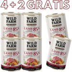 Wild Farm Pure Mono Jehněčí s brusinkami a sladkými bramborami 6 x 400 g – Hledejceny.cz