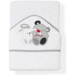 INTERBABY Osuška froté Přátelé bílá šedý lem – Zboží Dáma