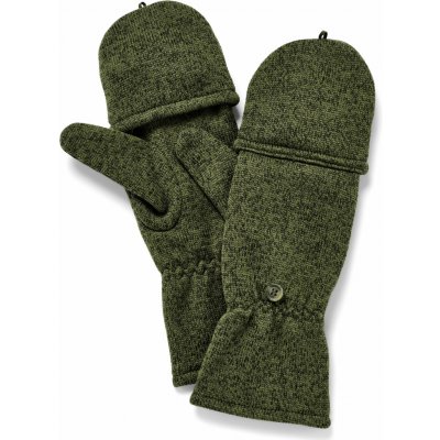 Tchibo odklápěcí palčáky z pleteného fleecu khaki – Hledejceny.cz