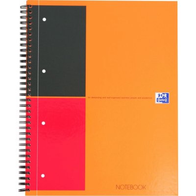 Oxford Sešit International Notebook kroužková vazba A4 + linkovaný 80 listů – Zboží Živě