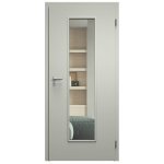 Sapeli Elegant Komfort M55 otočné šedá 60 x 210 cm Čiré sklo – Hledejceny.cz
