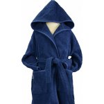 A&R Dětský župan Boyzz & Girlzz® s kapucí modrá námořní – Zboží Dáma