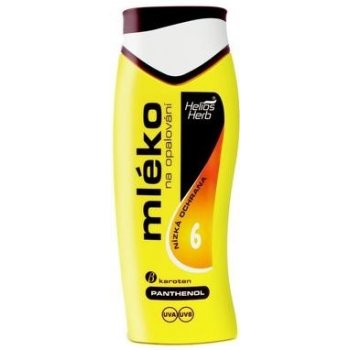 Helios Herb mléko na opalování SPF6 250 ml