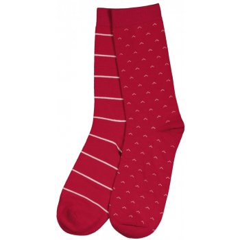 Gant ponožky D1. BANNER SHIELD SOCKS 2-PACK GB červená