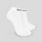 GymBeam ponožky Ankle Socks 3Pack White bílá – Zboží Dáma