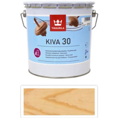 Tikkurila Kiva 30 2,7 l Bezbarvý polomat – Sleviste.cz