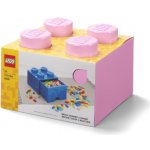 LEGO® Box 4 šuplík 25x25x18cm sv.růžový – Zbozi.Blesk.cz