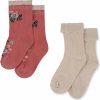 Konges Sløjd 2 páry žakárových ponožek Pink