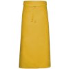 Zástěra Link Kitchen Wear Bistro zástěra s přední kapsou X968T Yellow 100 x 100 cm
