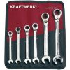 Klíč KRAFTWERKTOOLS BEST OF KW: Souprava klíčů ráčnových 8-19mm CLICKRAFT REVERSIBLE 6ks - taška