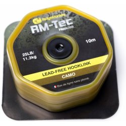 RidgeMonkey šňůra RM-Tec Lead Free Hooklink 25lbs 10m Camo