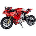 iM.Master Stavebnice motorka červená 32,2x10x16,6 cm – Zboží Živě