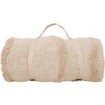 Atmosphera přehoz na postel Bavlněný DAISE béžový 240 x 260 cm – Sleviste.cz