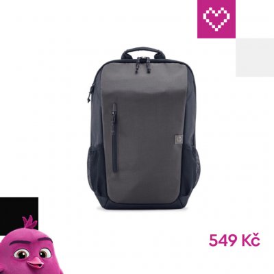 HP Travel 18L 15.6 Iron Grey Laptop Backpack 6B8U6AA – Zboží Živě