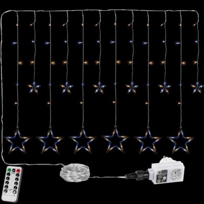 Světelný závěs Voltronic Hvězda 101 200 světel – Hledejceny.cz