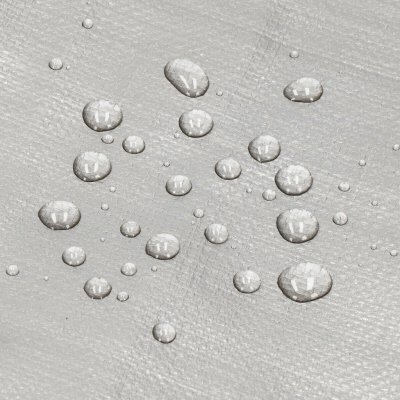 Springros krycí plachta s oky 2 x 4 m extra silná 210g PE stříbrná PROTECT GA2149-XG – Zboží Dáma