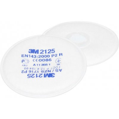 3M™ sada 2 kusů filtrů proti částicím řady 2000, provedení 2125, úroveň ochrany P2 R – Zboží Dáma