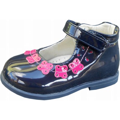 Nádherné lakované boty z pravé kůže profil – Zboží Dáma