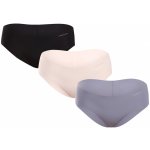 Calvin Klein 3PACK dámské kalhotky bezešvé vícebarevné QD3559ENP0 – Zboží Dáma