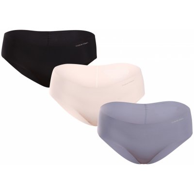 Calvin Klein 3PACK dámské kalhotky bezešvé vícebarevné QD3559ENP0 – Zboží Dáma