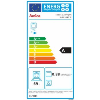 Amica 58GE 1.23 PF (W)