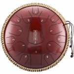 Hütermann Profesional Tongue drum 14' 35cm 15 tónů C-dur perleťový povrch červený s příslušenstvím – Zbozi.Blesk.cz