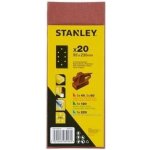 Stanley Kartonové balení brusných papírů, děrované, 5x P40, 5x P80, 5x P120, 5x P220, Black+Decker, AEG - ST-STA31338-QZ – Zboží Dáma