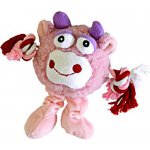 Hračka pes Trio Monster Friend růžový plyš 21cm