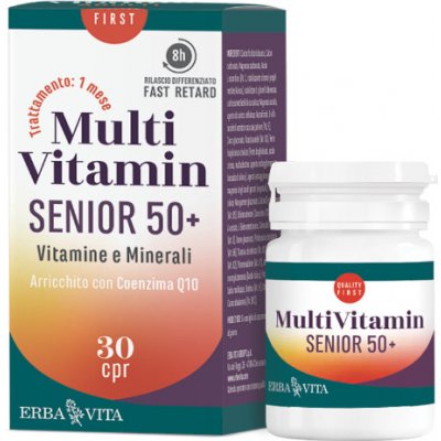 Erba Vita multivitamin pro dospělé senior, 30 tablet – Hledejceny.cz