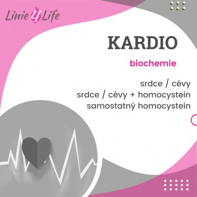 For Long Life Kardio - srdce/cévy + rozšíření o homocystein - vyhodnocení lékařem + lékařská zpráva
