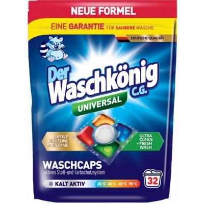 Der Waschkönig Gel práškové kapsle na praní 5-komorové Universal 32 PD – Zboží Mobilmania