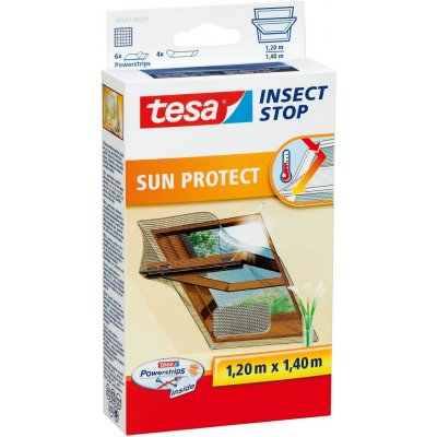 Tesa Insect Stop Sun Protect 55924-00021-00 1,4 x 1,2 m antracitová