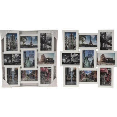 Orion Fotorám UH 9 fotek bílý 46x3x46 cm – Hledejceny.cz