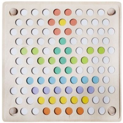 Montessori Dřevěná mozaika, barevné, set
