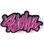 Pitcha kovový odznak LOGO pink – Zboží Dáma