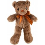 Teddies Medvěd/Medvídek s mašlí hnědý 40 cm – Zbozi.Blesk.cz