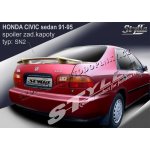 Honda CIVIC SEDAN 91-95 spoiler zadní kapoty – Zboží Mobilmania