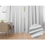 Biante Saténový závěs LUX-011 Stříbrný 140x260 cm – Hledejceny.cz