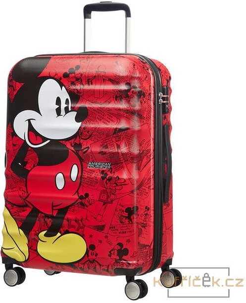 American Tourister kufr Wavebreaker Disney Spinner Mickey Comics Red 64 l  od 4 499 Kč - Heureka.cz