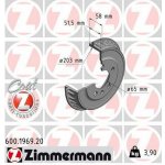 Brzdový buben ZIMMERMANN 600.1969.20 – Hledejceny.cz