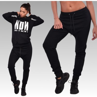 NDN tepláky se sníženým sedem dámské Do It Now černé – Hledejceny.cz