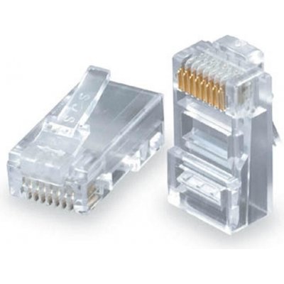 DATACOM Konektor RJ45 UTP 8p8c Cat5e 10ks (drát), 4121 – Sleviste.cz