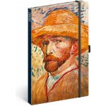 Baagl Notes Vincent van Gogh linkovaný 13 × 21 cm – Zboží Dáma