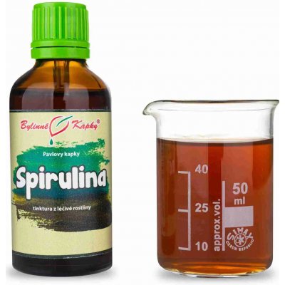 Bylinné kapky Spirulina Pavlovy bylinné kapky tinktura 50 ml – Hledejceny.cz